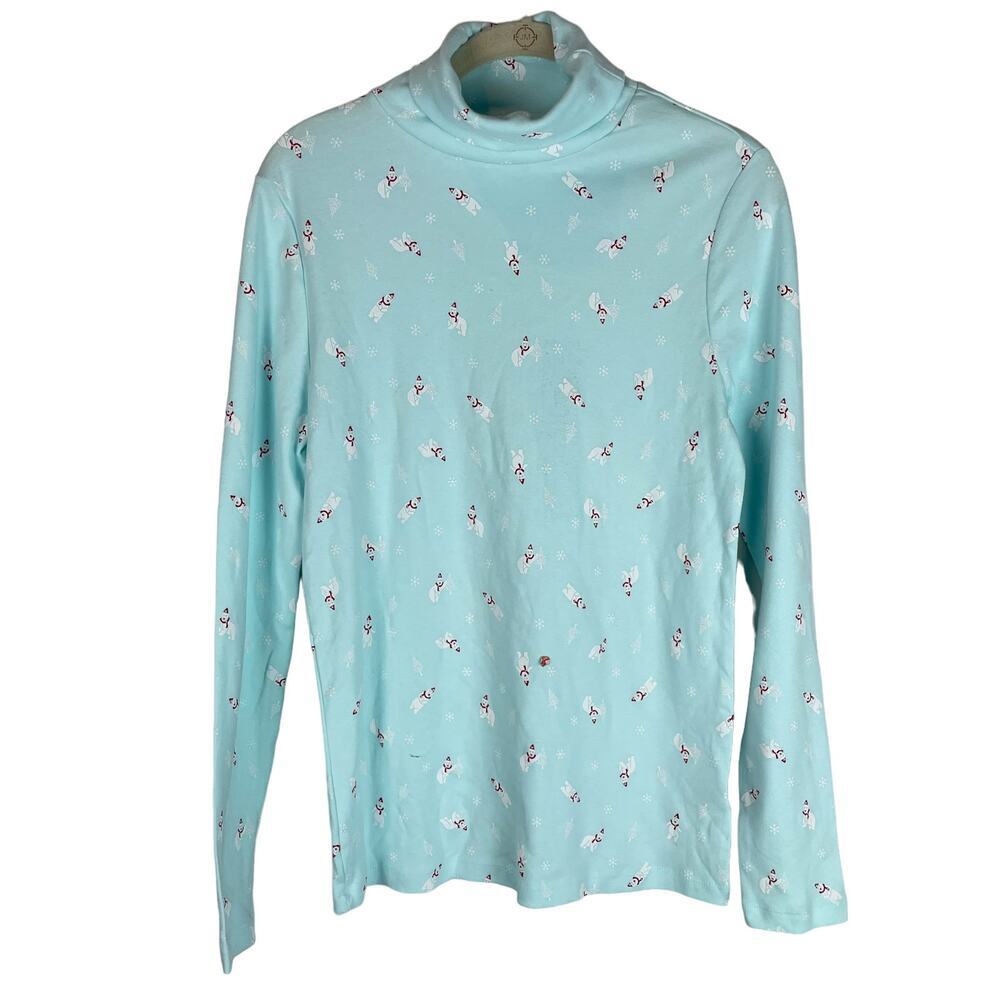 White Stag Christmas turtleneck knit top polar bears